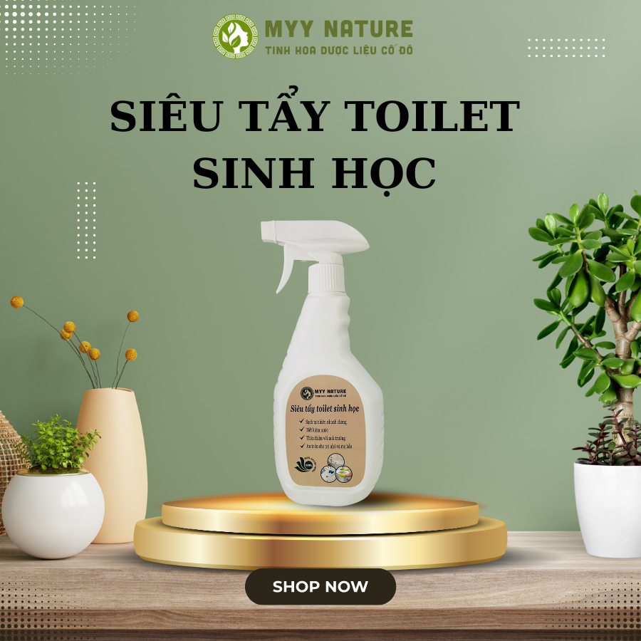 Siêu Tẩy Toilet Sinh Học Myy Nature 500ml - Khử Khuẩn, Khử Mùi, Làm Sạch Nhanh Chóng