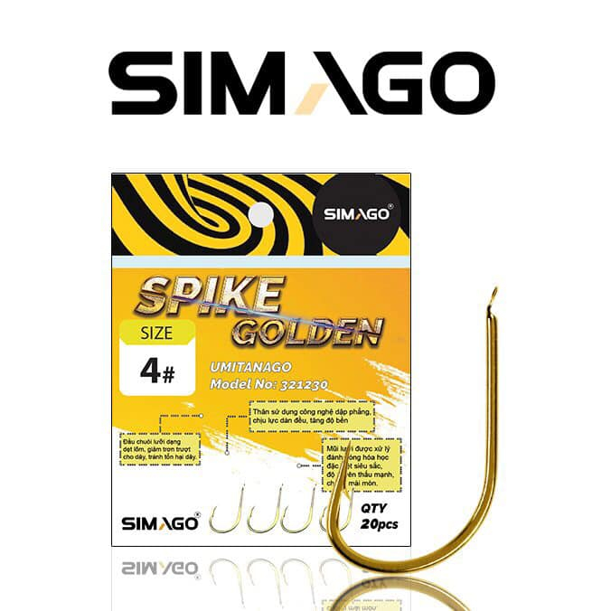Lưỡi Simago Spike Golden - Có Ngạnh