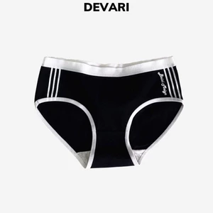Quần lót nữ cotton cao cấp ôm trọn vòng 3 đáy quần kháng khuẩn họa tiết sọc năng động DEVARI L520
