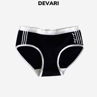 Quần lót nữ cotton cao cấp ôm trọn vòng 3 đáy quần kháng khuẩn họa tiết sọc năng động DEVARI L520