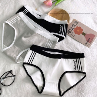 Quần lót nữ cotton cao cấp ôm trọn vòng 3 đáy quần kháng khuẩn họa tiết sọc năng động DEVARI L520