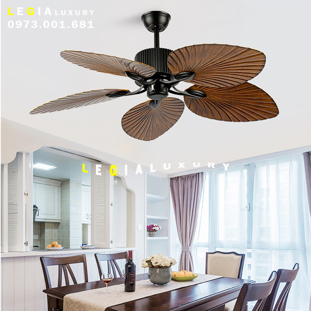Ảnh Quạt trần INDOCHINE|phong cách Phương Đông|quạt trần Lê Gia LGFAN692 -phù hợp nhà hàng khách sạn 4