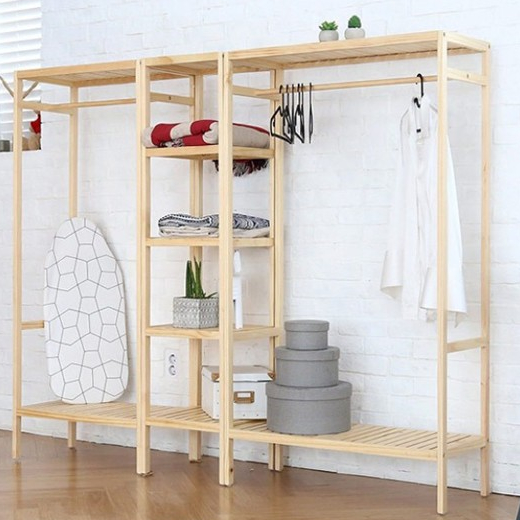 Ảnh Tủ quần áo Behomemall 3 ngăn 1