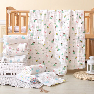 Khăn Tắm Nhăn Organic Cotton 6 Lớp, Khăn Đa Năng Xuất Nhật Siêu Mềm Thấm Hút Tốt