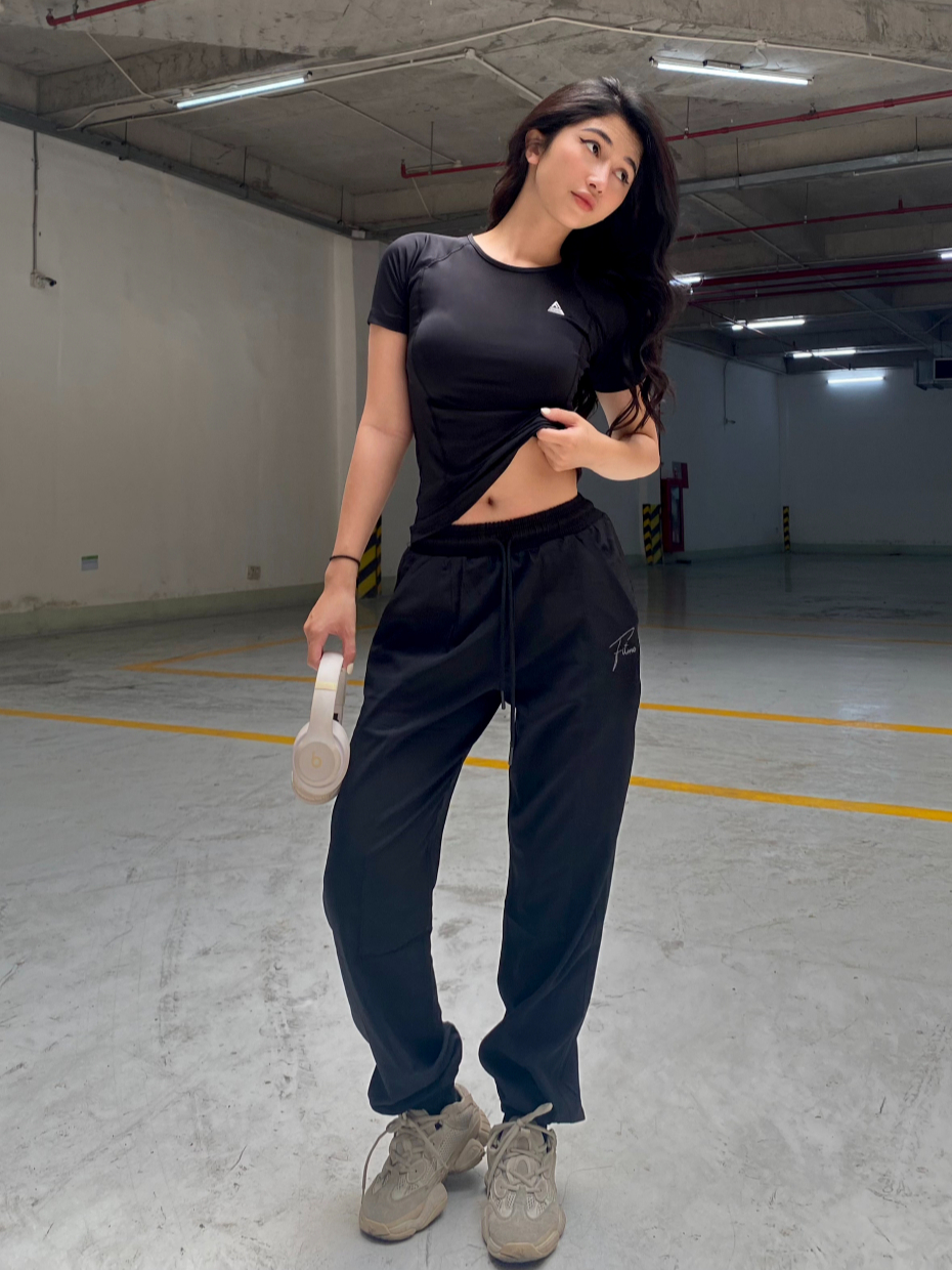 Ảnh Bộ đồ tập gym Fitme Sportswear Sigma, quần dài Jogger chất liệu microfiber thoáng mát 2