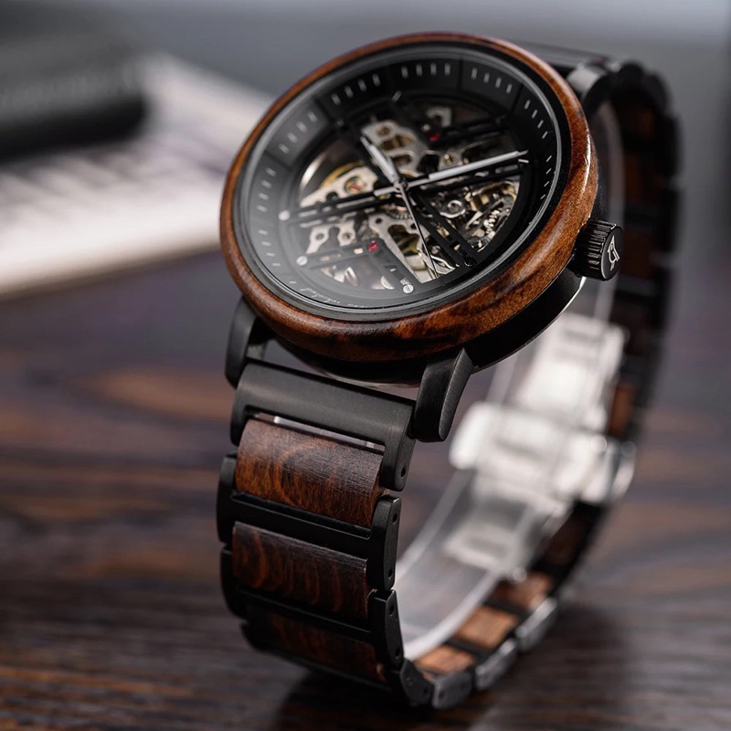Đồng hồ đeo tay nam vỏ gỗ WoodWatch GT119-1A  ( HOT )