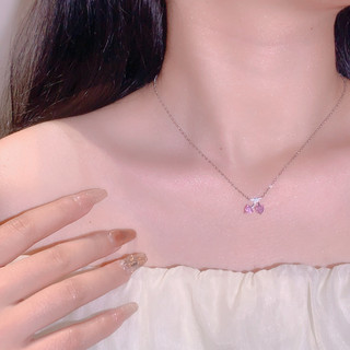 MEOWU Vòng Cổ Mặt Quả Cherry Phong Cách Hàn Quốc Kiểu Mới Thanh Lịch Dành Cho Nữ