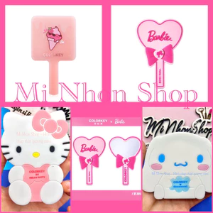 Gương mini cầm tay hình cute siêu xinh bỏ túi, mang du lịch tiện lợi
