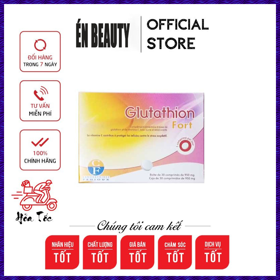 viên ngậm glutathion Viên ngậm trắng da Glutathione 100mg Italy