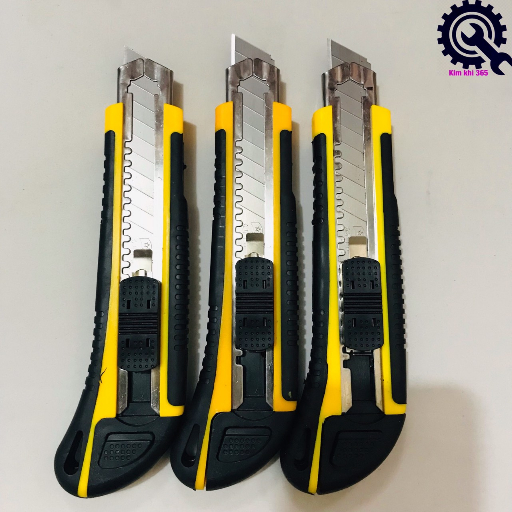 Dao rọc giấy 3 lưỡi cán cao su | Shopee Việt Nam