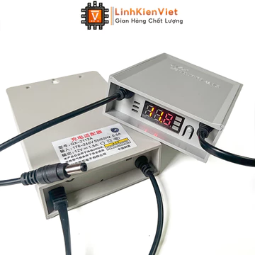 Bộ UPS 12V lưu điện cho WIFI, CAMERA... Khi mất điện bộ UPS sẽ cấp điện cho thiết bị (Hoạt động liên tục 6-12 tiếng)