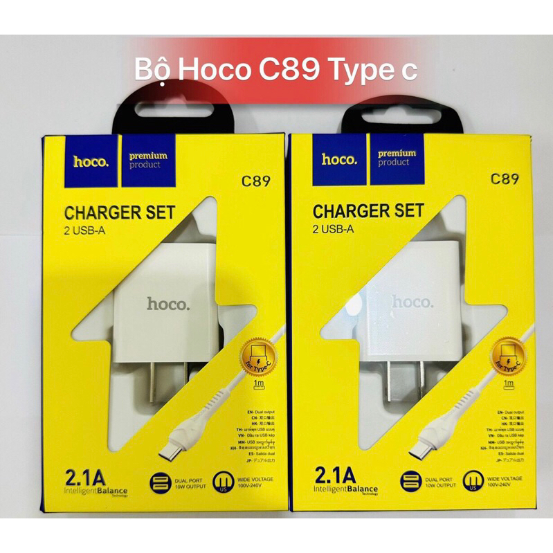 C89- Bộ cóc sạc và dây sạc cổng usb type c | Shopee Việt Nam