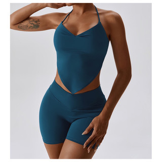 Bộ đồ tập gym,yoga nữ mẫu thiết kế cột dây (mã LB162)