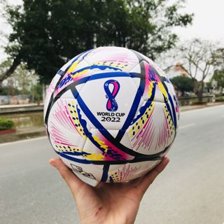 Quả bóng đá tiêu chuẩn - Loại 3 lớp - Banh da số 5 + Tặng kim bơm, túi lưới Bảo Hành Da 12 Tháng