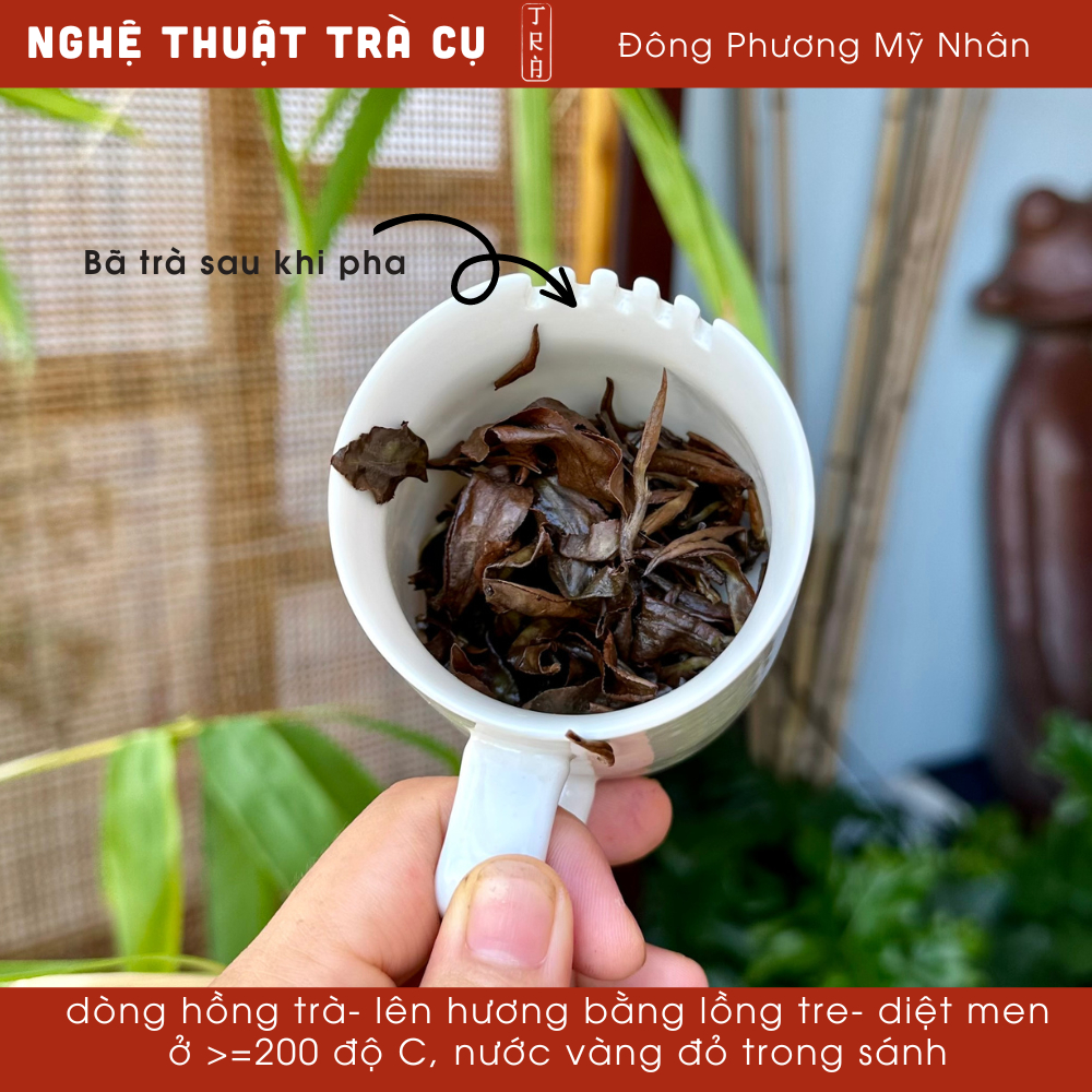 [Thẩm trà túi nhỏ]Trà Đông Phương Mỹ Nhân 10gr túi nhỏ dễ mang đi