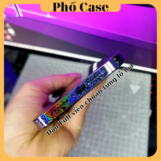 Miếng dán PPF Full viền lỗ loa Vân 3D laser cho iphone 17promax 16promax 15Promax 14Promax 14Pro 13Promax 12Promax