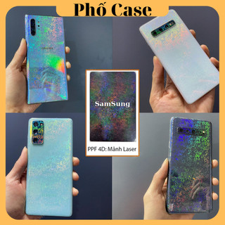 Miếng dán Full lưng viền 4D Mảnh Laser Cho Samsung S22 Ultra Note 20 Ultra S21 Ultra S20 Ultra Note 10 Plus S10