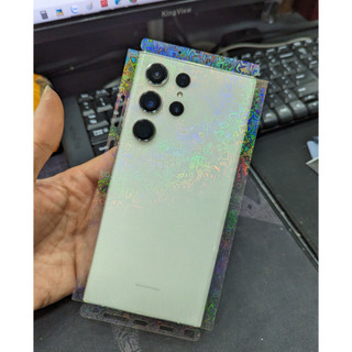Miếng dán Full lưng viền 4D Mảnh Laser Cho Samsung S22 Ultra Note 20 Ultra S21 Ultra S20 Ultra Note 10 Plus S10