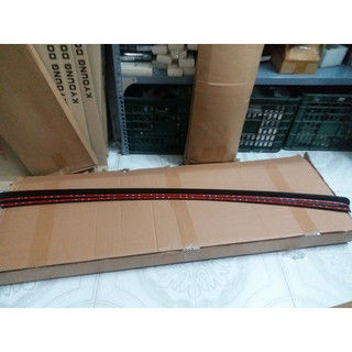 Chống trầy cốp ngoài xe Mitsubishi Xpander 2018 - 2021 nhựa 3D đen cao cấp