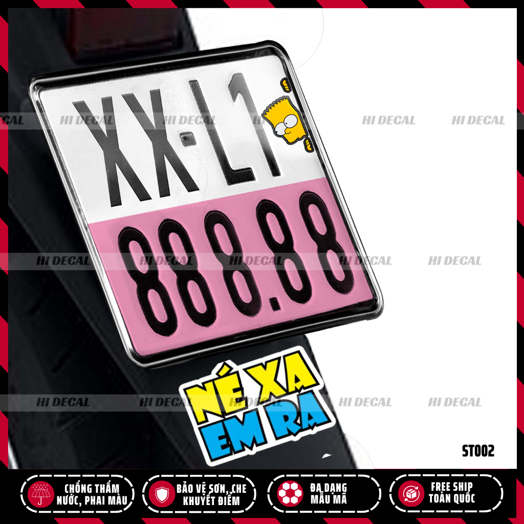 Tem Stick khủng long vàng ngộ nghĩnh, né xa em ra  |ST001| Decal dán xe, laptop, phụ kiện
