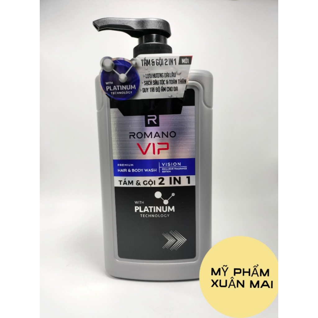 Tắm Gội 2IN1 ROMANO VIP Hương Nước Hoa | Shopee Việt Nam