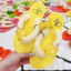 Dép Kẹp Xỏ Ngón HD HandMade Cho Mẹ Và Bé Gắn 4 Sticker Ngẫu Nhiên Cao Cấp Đế Cao Su Non Dễ Thương