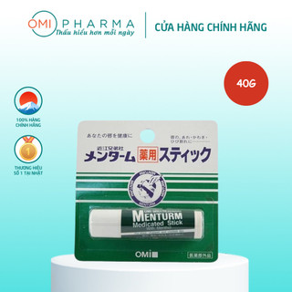 Son Dưỡng Ẩm Bạc Hà Dành Cho Môi Khô Và Nứt Nẻ Omi Brotherhood Menturm Nhật Bản (4g/Thỏi)