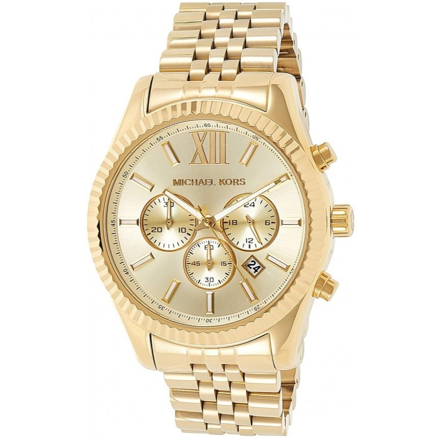 Đồng Hồ Nam Michael Kors MK8281 Lexington Vỏ Gold Size 45mm | Shopee ...