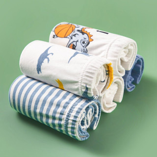 [BT12 Hàng sale] Set 4 quần chíp bé trai cotton cao cấp khủng long bạo chúa, quần lót bé trai size đại Maruka 12-41kg