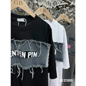 Áo thun cotton khô 3158 - mac bò rách