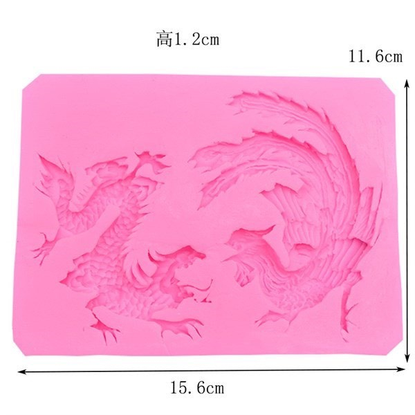 Khuôn siliocn hình rồng phụng