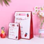 Túi Đựng Quà Tặng TOMI Nắp Gập Hoạ Tiết Dâu Tây Dễ Thương 088