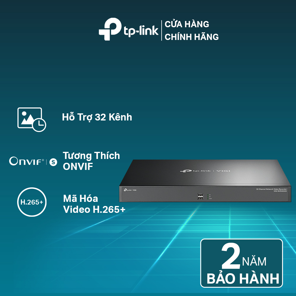 Đầu Ghi Hình TP-Link VIGI NVR4032H 32 Kênh Chuẩn ONVIF