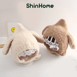 Mũ nón len lông cừu trẻ em mùa đông chất dày mềm cho bé trai bé gái sơ sinh 1 - 3 tuổi ShinHome