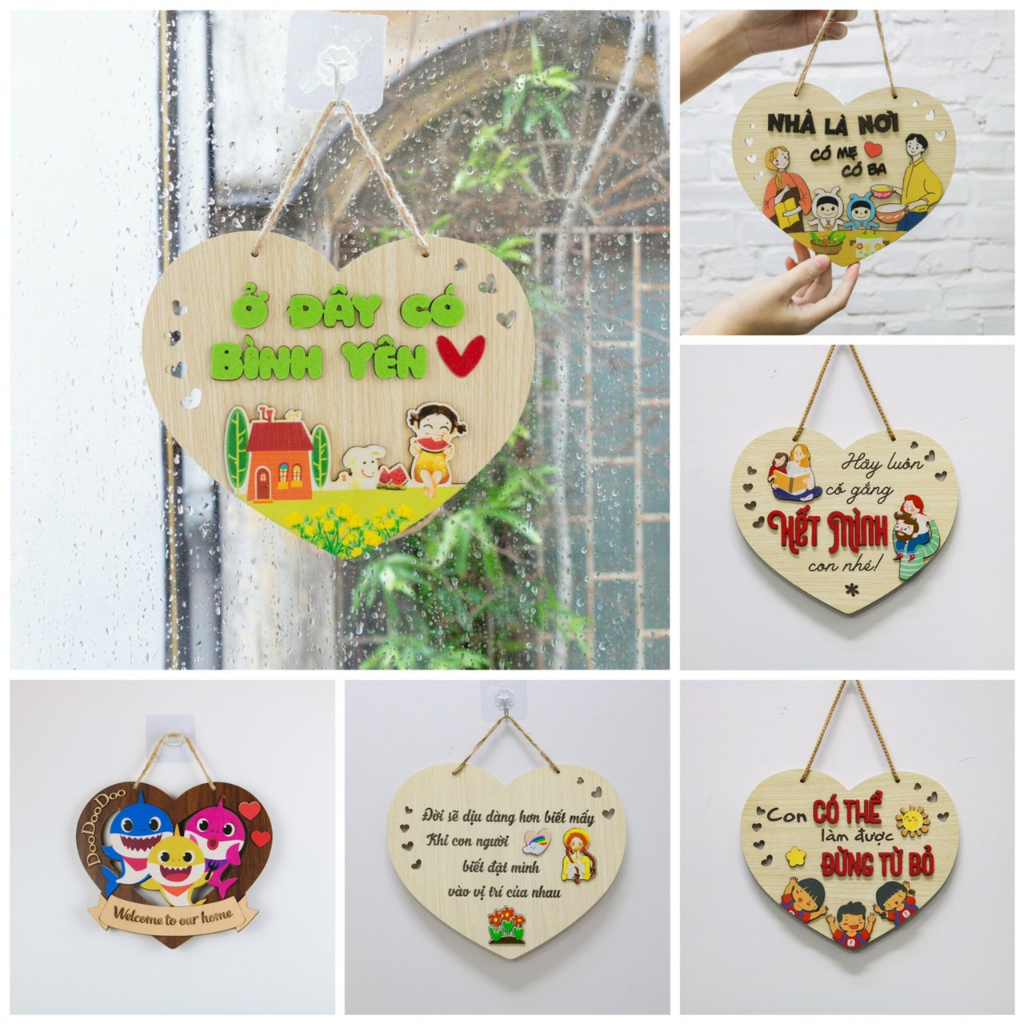 Bảng Decor Khung Trái Tim Siêu Xinh Trang Trí Nhà Cửa Treo Tường ...