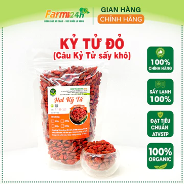 [Hàng Cao Cấp] Hạt kỷ tử đỏ (câu kỷ tử), pha trà, nấu chè, chưng yến, dưỡng nhan, bồi bổ khí huyết, tăng cường sinh lực