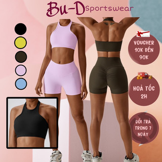 bộ đồ tập thể thao gym,yoga nữ mẫu thiết kế cổ yếm( mã lb231)