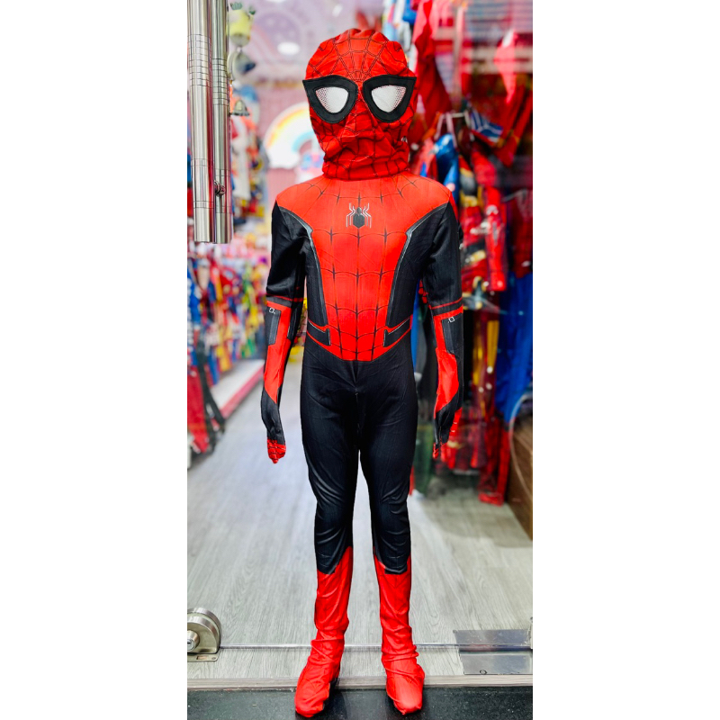 Bộ cosplay Spiderman liền cao cấp cho bé trai