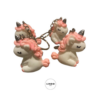 0047 Móc Khóa Ngựa Một Sừng Dễ Thương, Cute LINDO, Quà Tặng Đáng Yêu, Treo Balo, Cặp