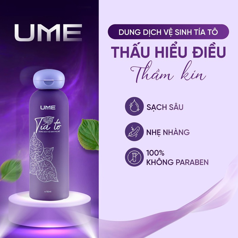 [ MUA 1 TẶNG 1 ] Ume Tía Tô – Dung Dịch Vệ Sinh Tía Tô Ume