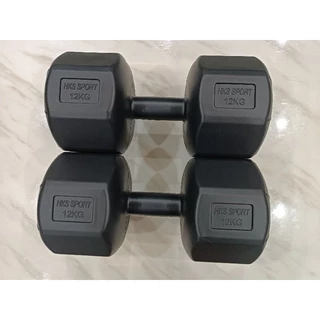Tạ tay, Vỏ tạ nhựa bát giác từ 1kg - 12kg huykhanhsport2 ĐỘC QUYỀN, loại 1 vỏ dày đã nhồi siêu bền đẹp từ 1kg - 12kg