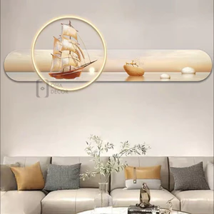 Tranh Đèn LED 3D Thuận Buồm Xuôi Gió Đẹp Trang Trí Phòng Khách, Phòng Ngủ Xưởng Giá Rẻ