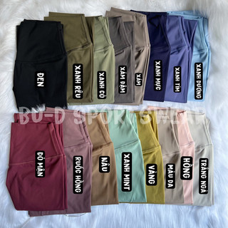 quần dài legging thể thao tâp gym,yoga nữ chất thun poly cao cấp thấm hút co giãn tốt(mã 618)