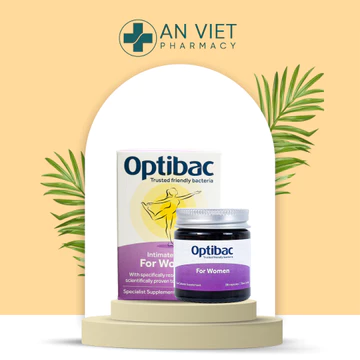 Men Vi Sinh Optibac Tím cho phụ nữ 30 viên, Men vi sinh ngăn ngừa viêm nhiễm phụ khoa đường tiết niệu cho phụ nữ