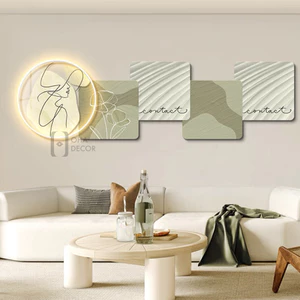 Tranh Đèn LED 3D Cô Gái Đẹp Trang Trí Phòng Khách Quán Tiệm Shop Xưởng Giá Rẻ