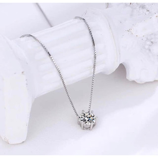 Dây chuyền nữ bạc ta LoPa dáng dây trơn mặt ổ đá dáng nhẹ nhàng điệu đà