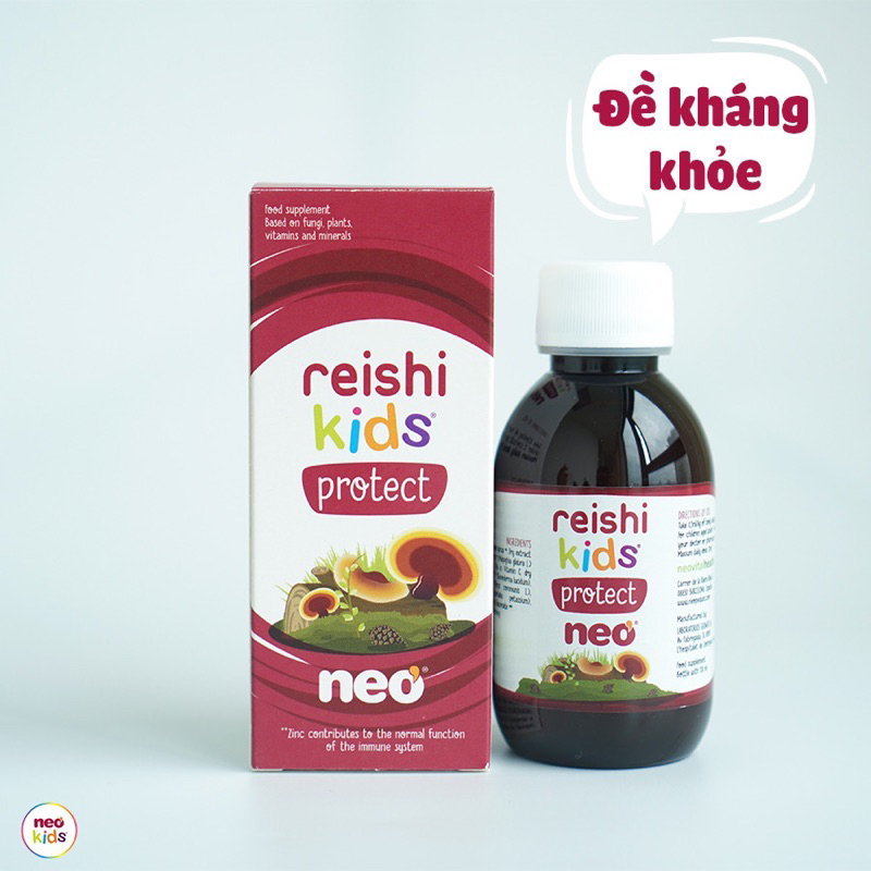Bộ đôi phát triểu chiều cao và tăng đề kháng Neo Kids Growth và Reishi kids Protect