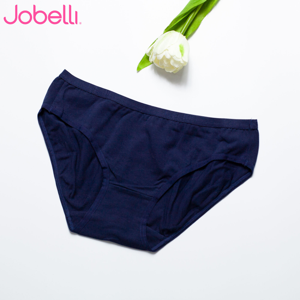 Ảnh Combo 5 Quần lót nữ trơn chất liệu cotton spandex, lưng bản nhỏ thoải mái dễ chịu JOBELLI 1276 3