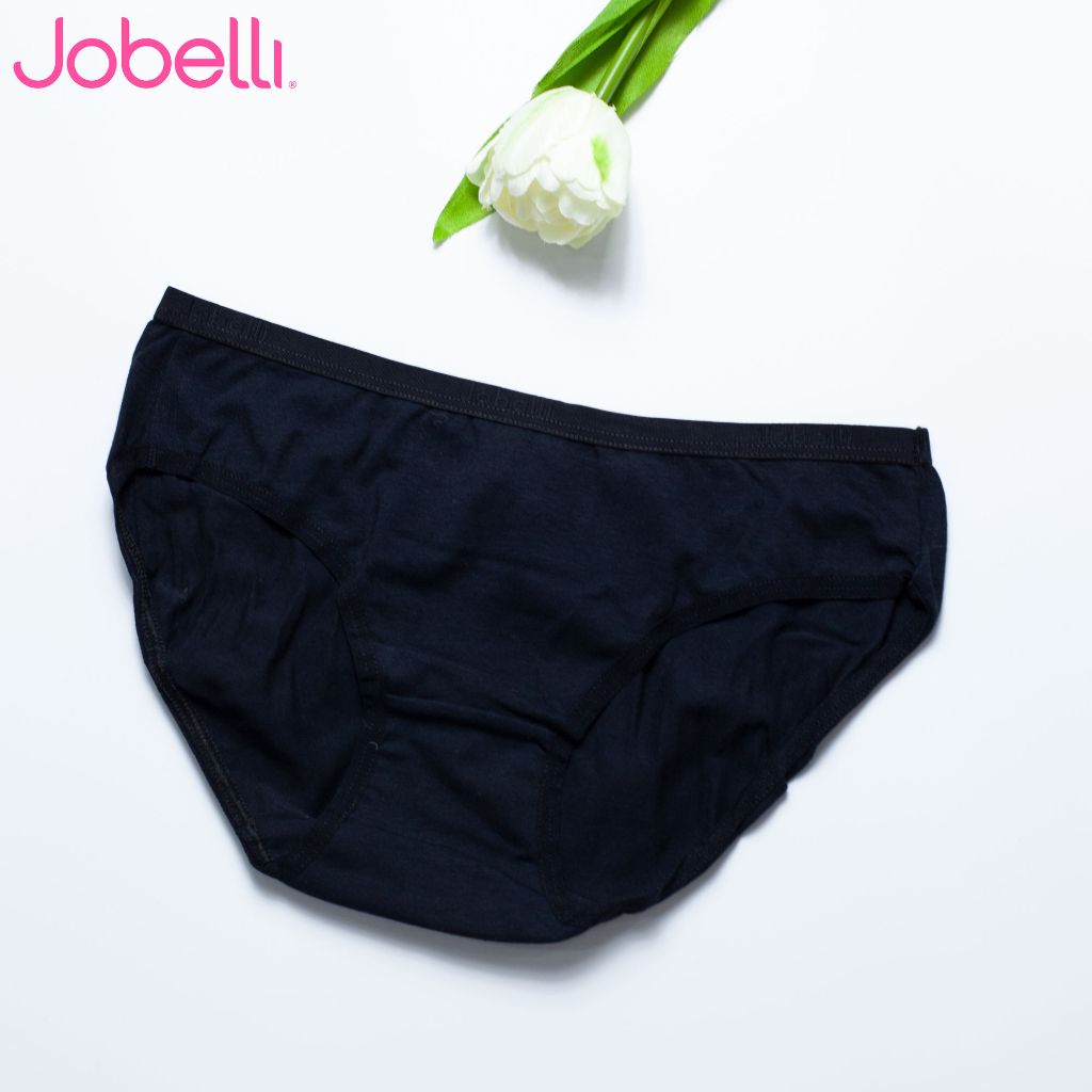 Ảnh Combo 5 Quần lót nữ trơn chất liệu cotton spandex, lưng bản nhỏ thoải mái dễ chịu JOBELLI 1276 4