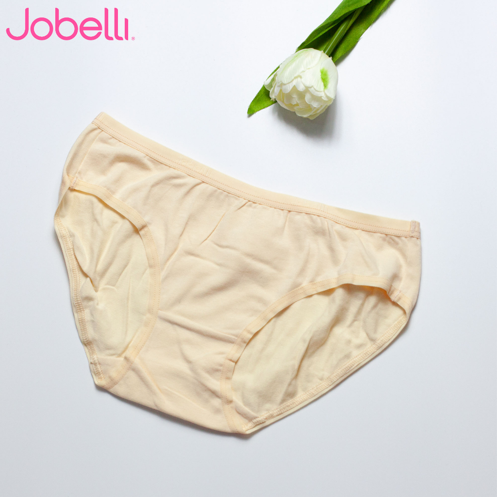 Ảnh Combo 5 Quần lót nữ trơn chất liệu cotton spandex, lưng bản nhỏ thoải mái dễ chịu JOBELLI 1276 1